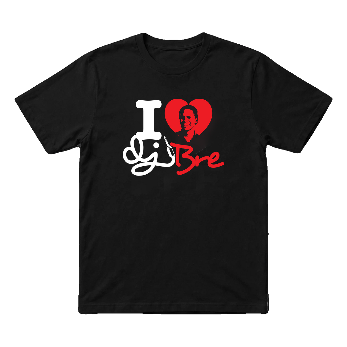 I Heart DJ BRE Tee — OG Version 2010 Black