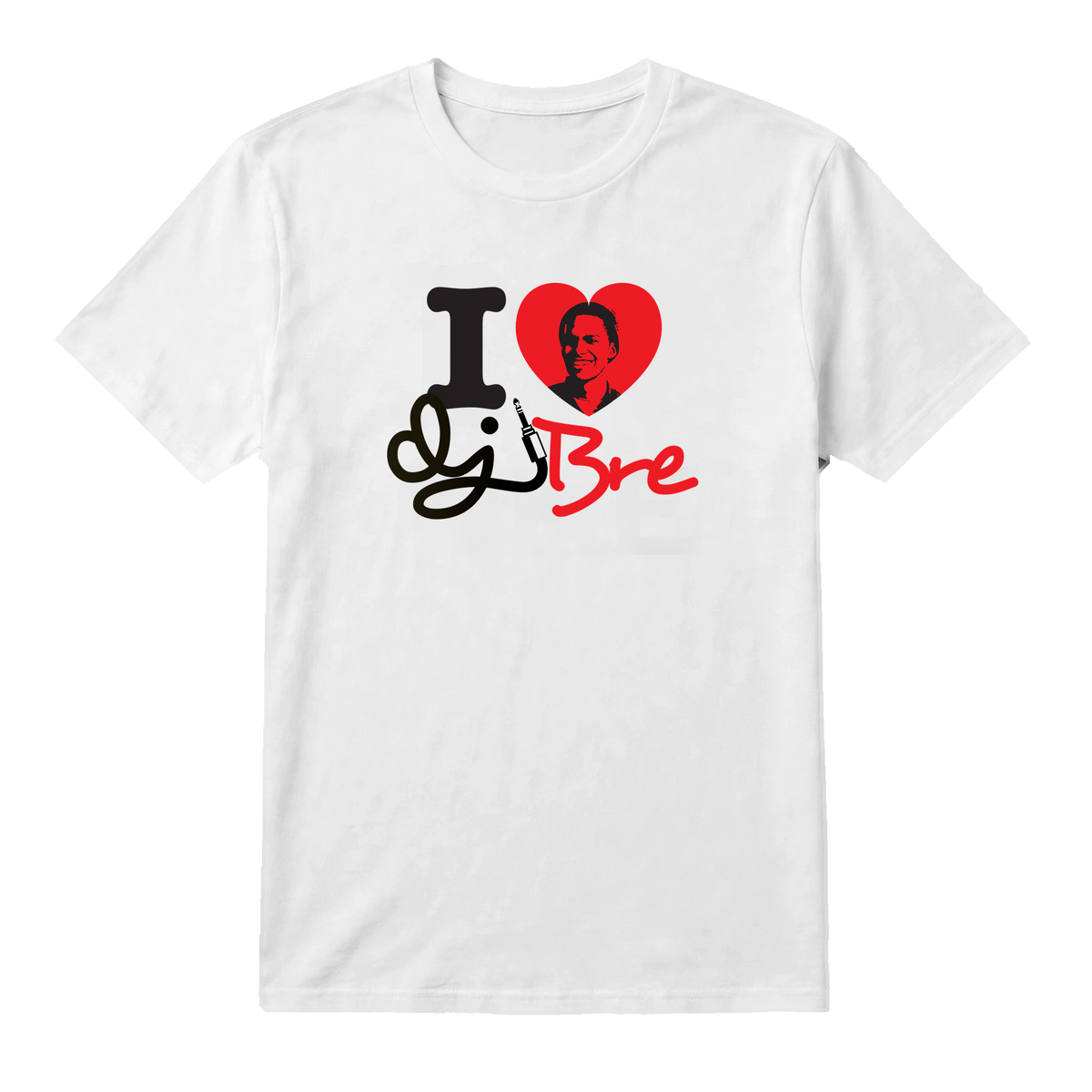 I Heart DJ BRE Tee — OG Version 2010 White