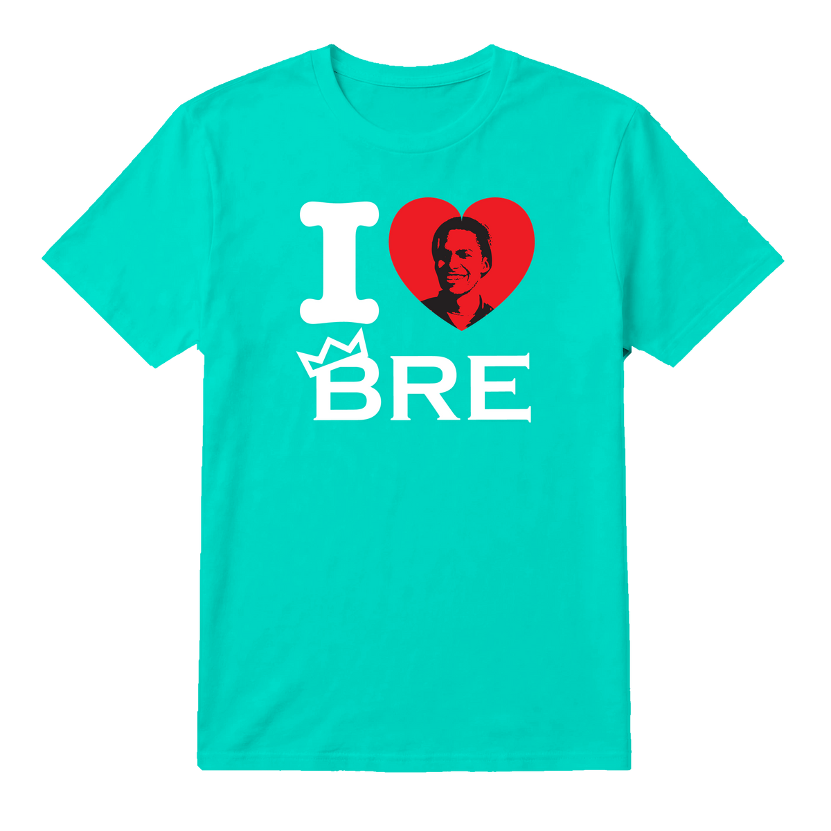 I Heart BRE Tee - Teal
