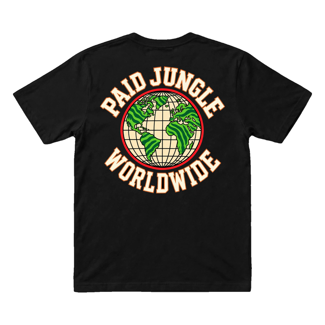 WORLDWIDE TEE — BLACK