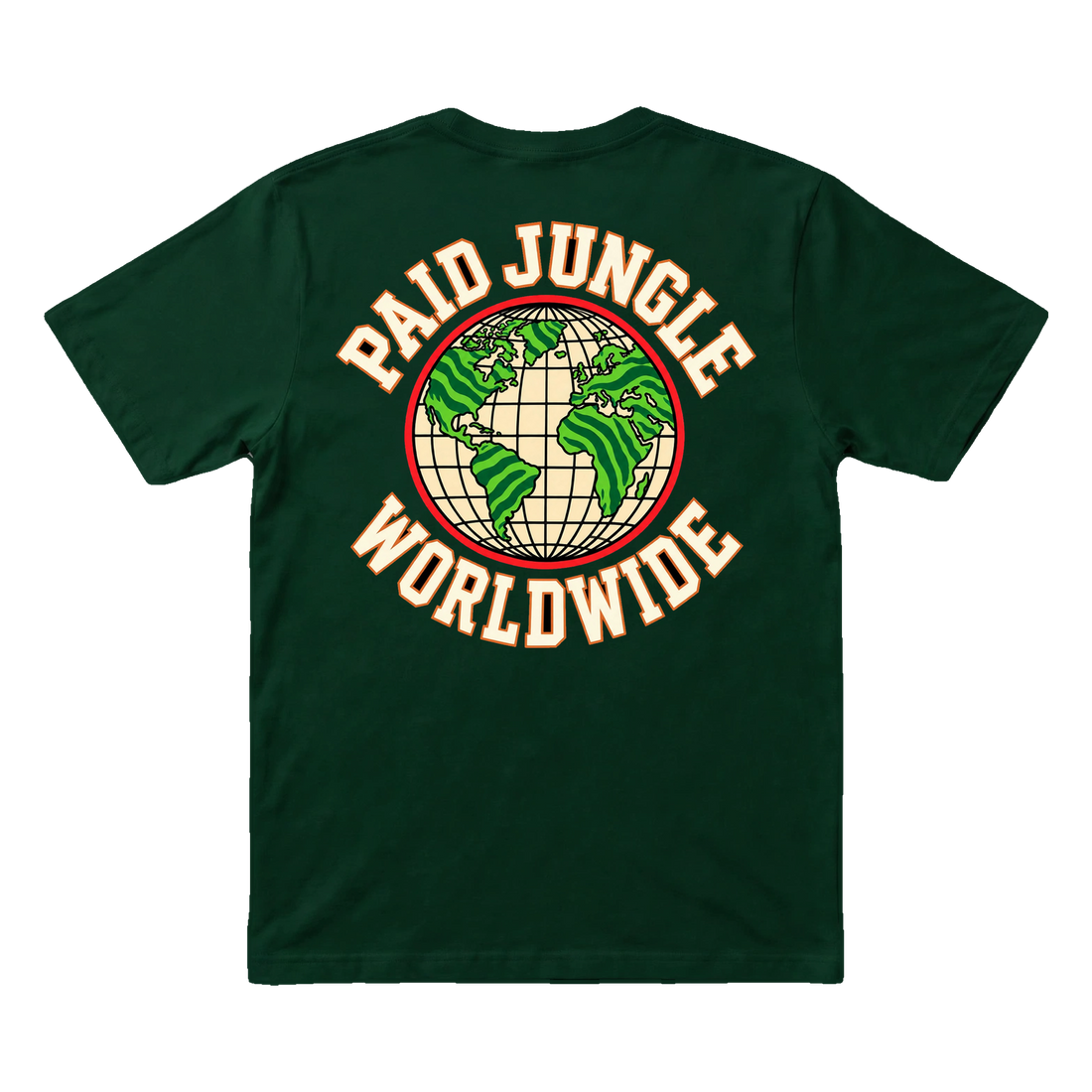 WORLDWIDE TEE — JUNGLE GREEN